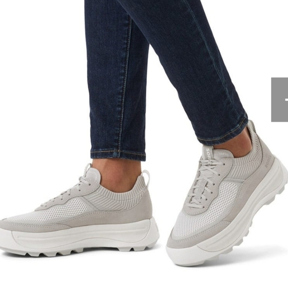 Sorel Ona 503 knit low platform sneaker grey 10.5 NWT - Picture 2 of 9